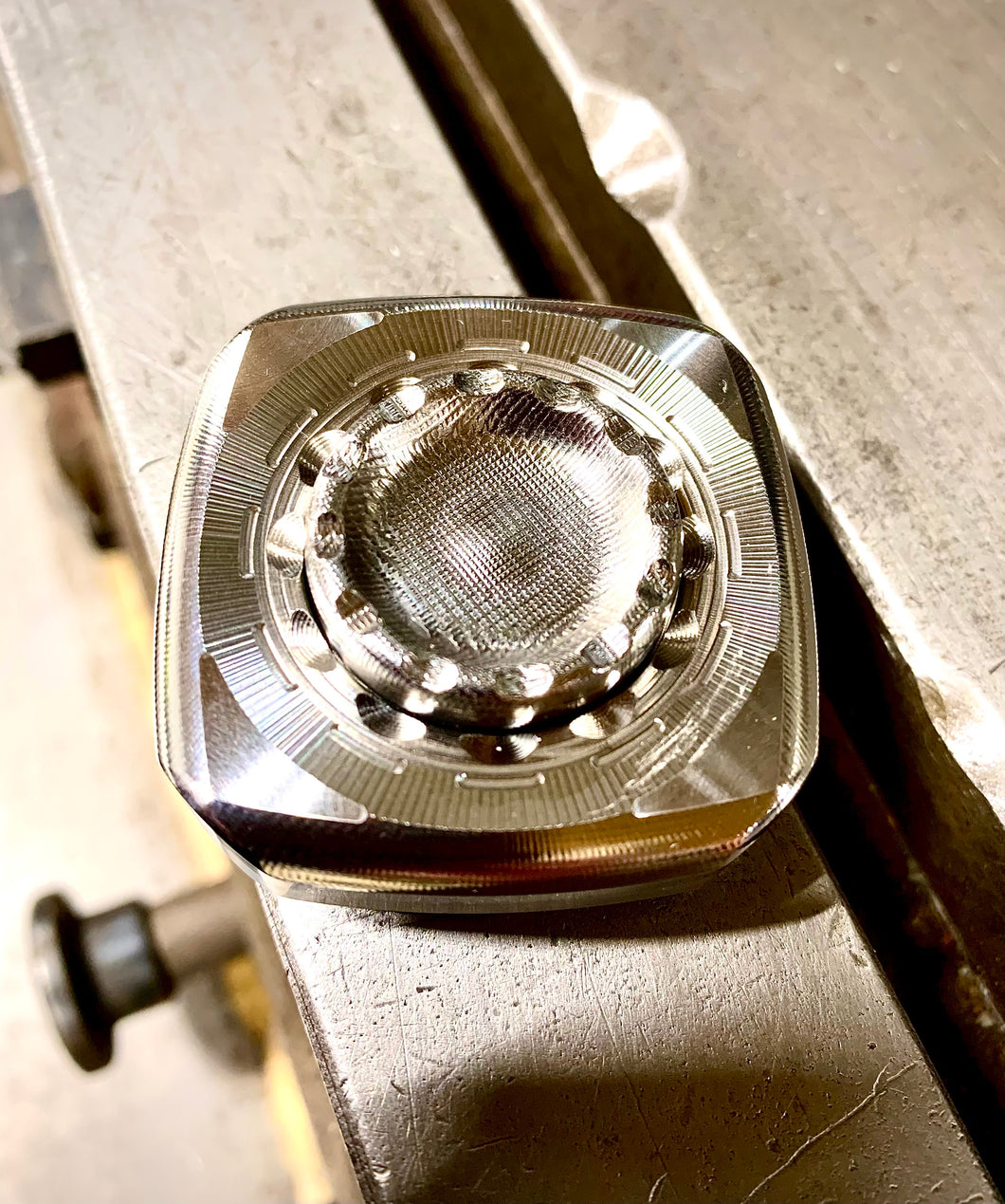 Perlot Stainless Steel Quad Fidget Spinner